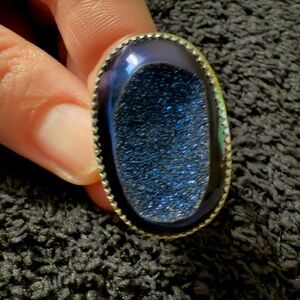 Blue stone ring